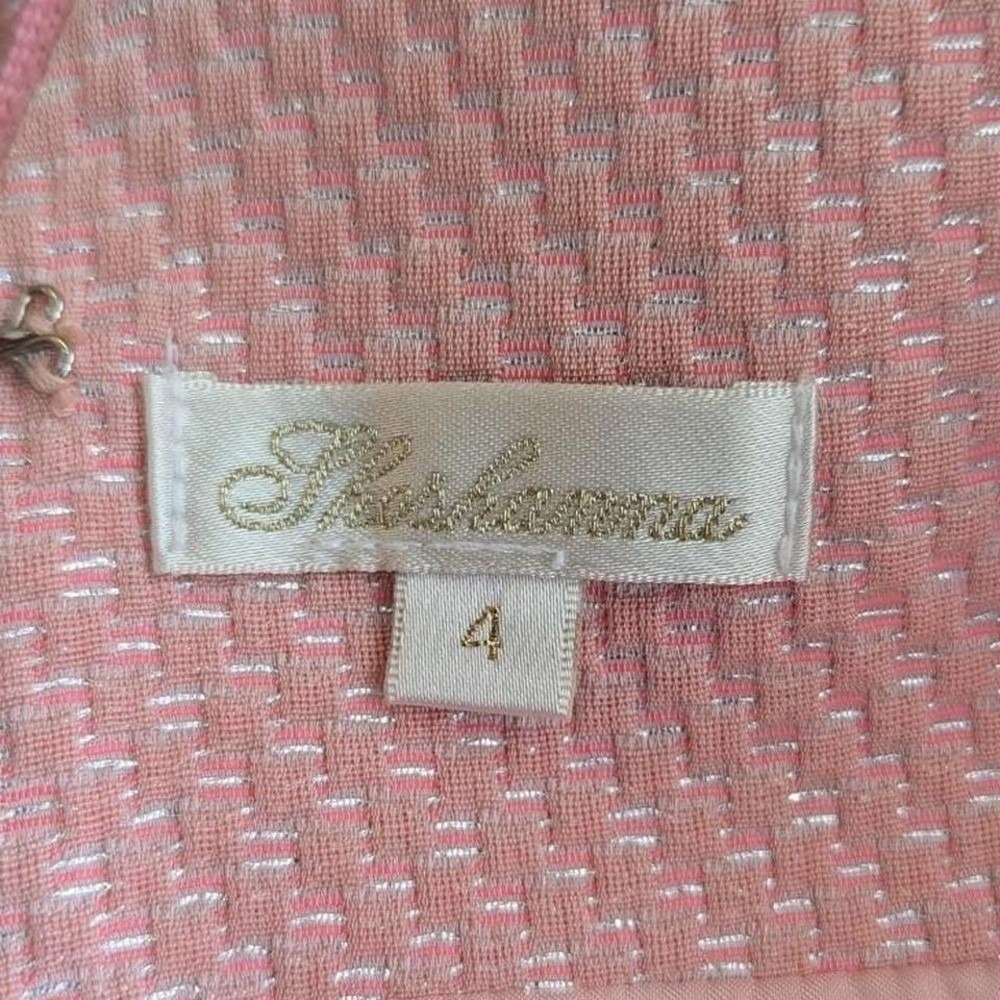 Shoshanna Junelle Blush Fit and Flare Cocktail Mini Dress Size 4 - Picture 9 of 10